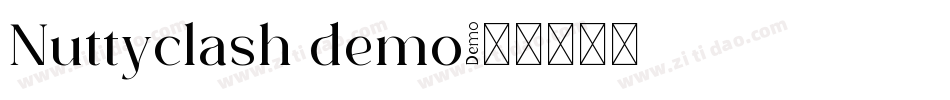 Nuttyclash demo字体转换